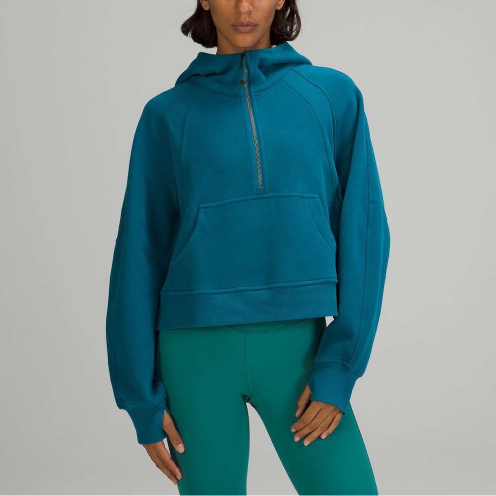 NWOT Lululemon Half Zip Scuba (Color: Capri)